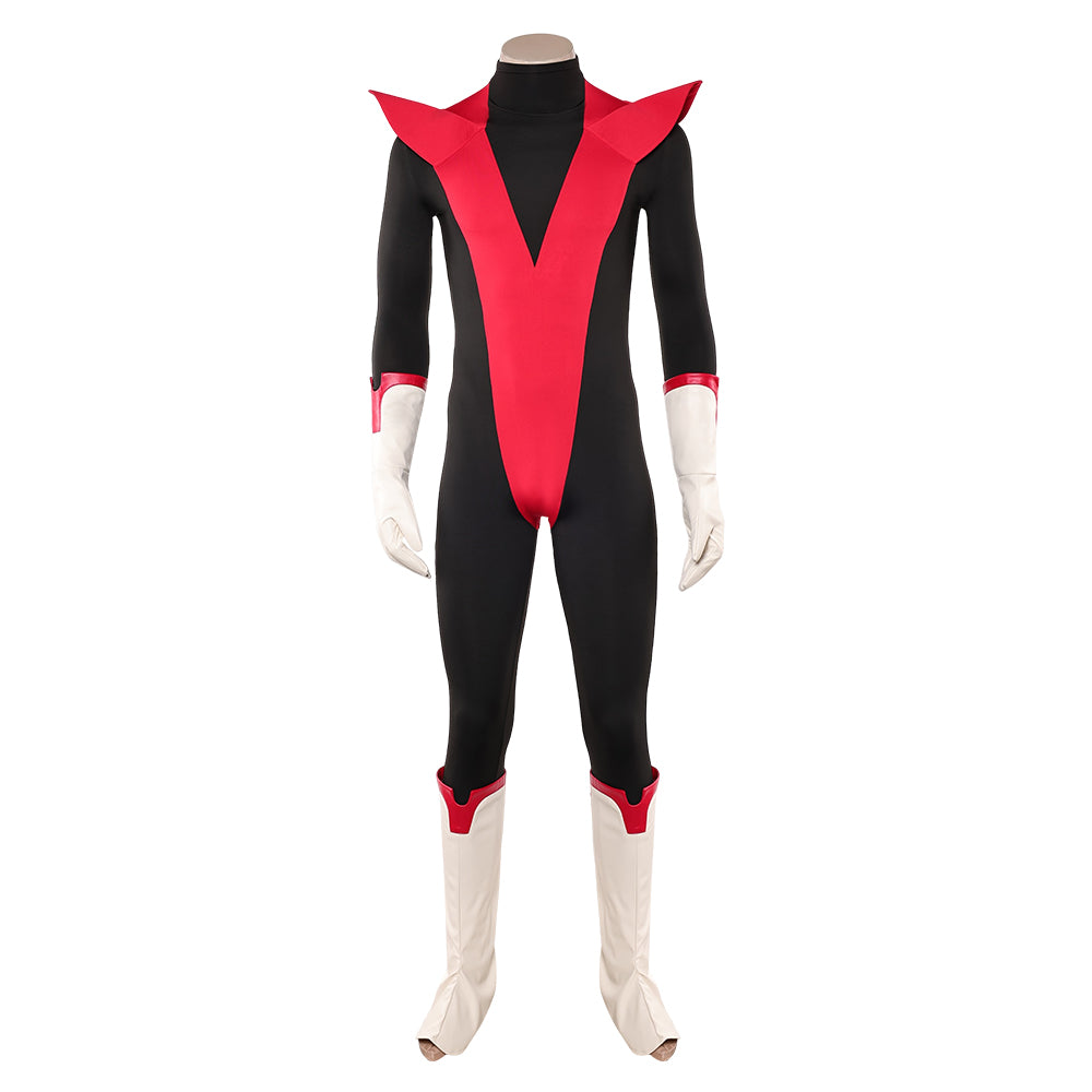 Cosplay Costume Nightcrawler X-Men '97 Saison 2(2026) TV Cosplay Combinaison Noire et Rouge Homme