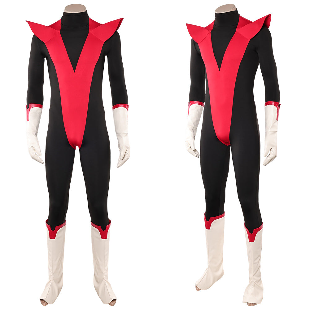 Cosplay Costume Nightcrawler X-Men '97 Saison 2(2026) TV Cosplay Combinaison Noire et Rouge Homme