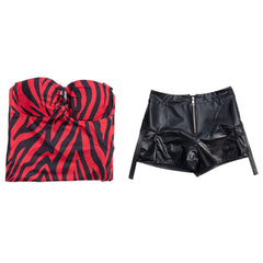 Cosplay Costume Nikki Obsession Film Cosplay Tenue Rouge et Noire Femme Ver.2