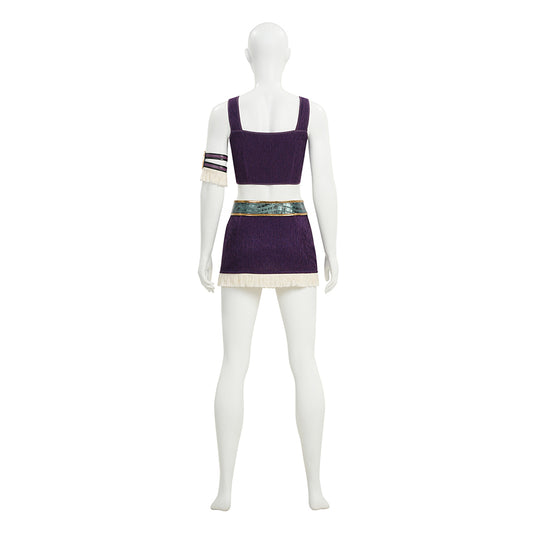 Cosplay Costume Niko Robin One Piece Live Action 2(2026) TV Cosplay Tenue Violette Femme