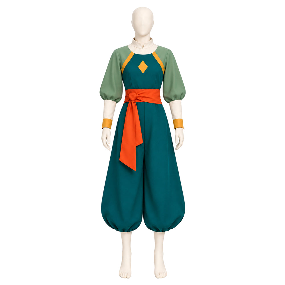Cosplay Costume Nisha Avatar: Seven Havens(2026) TV Cosplay Tenue Verte Femme