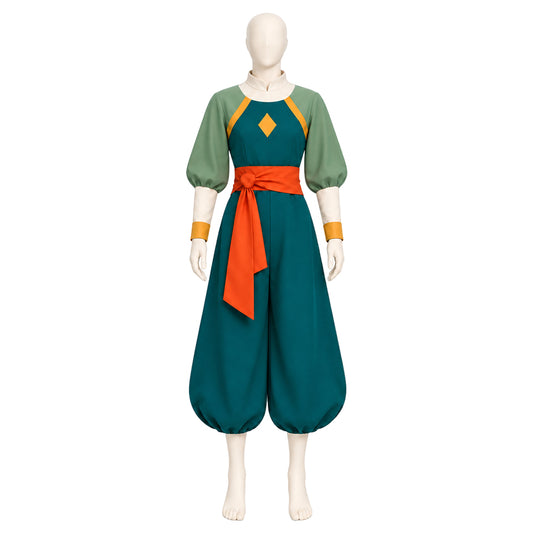 Cosplay Costume Nisha Avatar: Seven Havens(2026) TV Cosplay Tenue Verte Femme