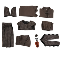 Cosplay Costume Odysseus The Odyssey(2026) Film Cosplay Tenue Marron Homme