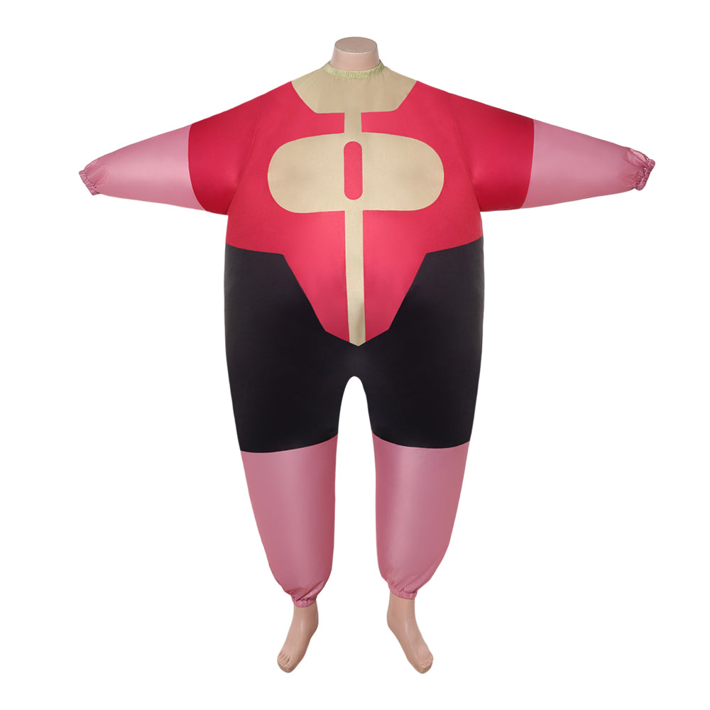 Cosplay Costume Oliver Grayson Invincible 4(2026) TV Cosplay Combinaison Gonflable Rouge et Noire