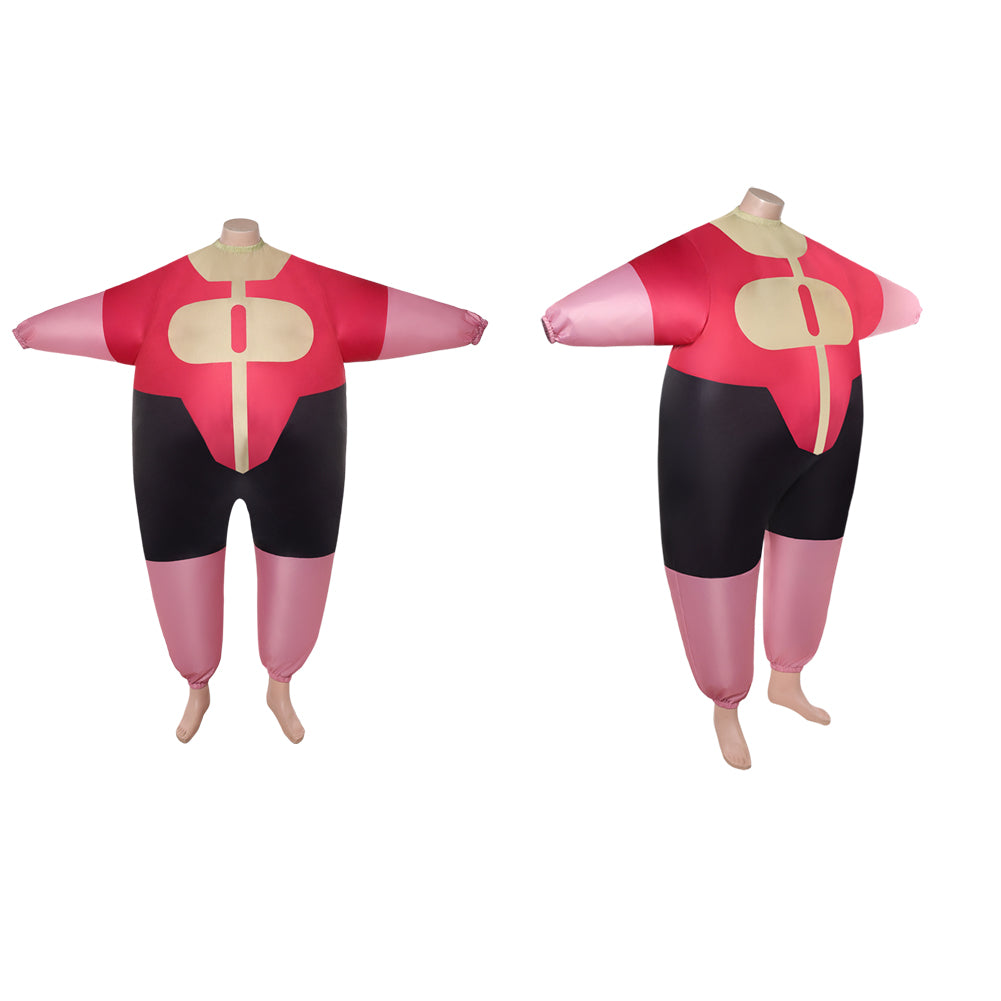 Cosplay Costume Oliver Grayson Invincible 4(2026) TV Cosplay Combinaison Gonflable Rouge et Noire