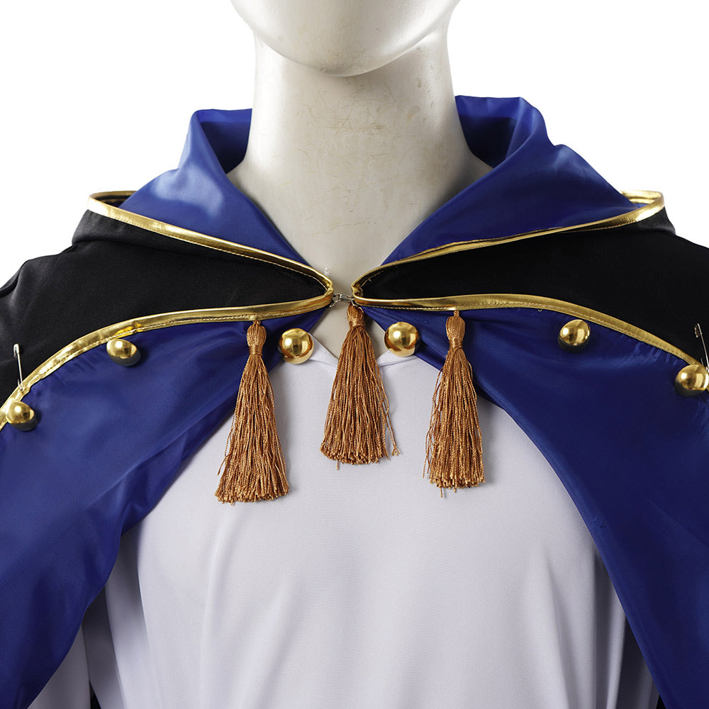Cosplay Costume Olruggio Tongari Boushi no Atelier(2026) Anime Cosplay Tenue Noire et Bleue Homme