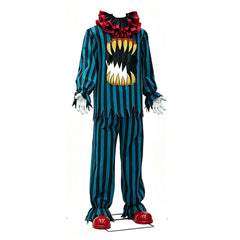 Cosplay Costume Pennywise It Film Cosplay Tenue Noire et Bleue Homme