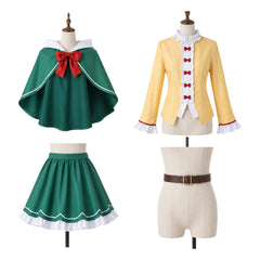 Cosplay Costume Petora RE0(2026) Anime Cosplay Tenue Jaune et Verte Femme