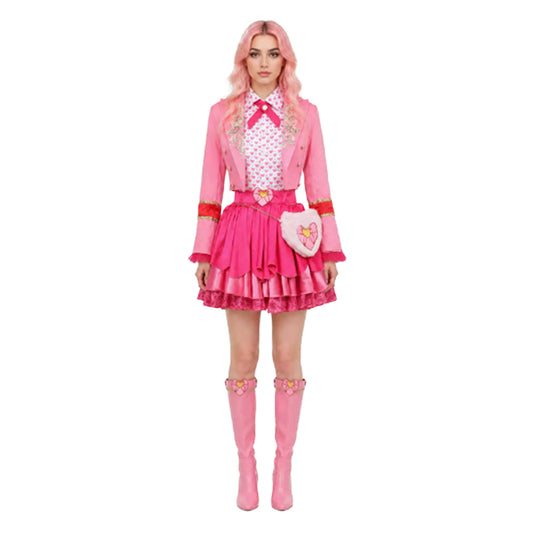 Cosplay Costume Pink Descendants: Wicked Wonderland(2026) Film Cosplay Robe Rose Femme