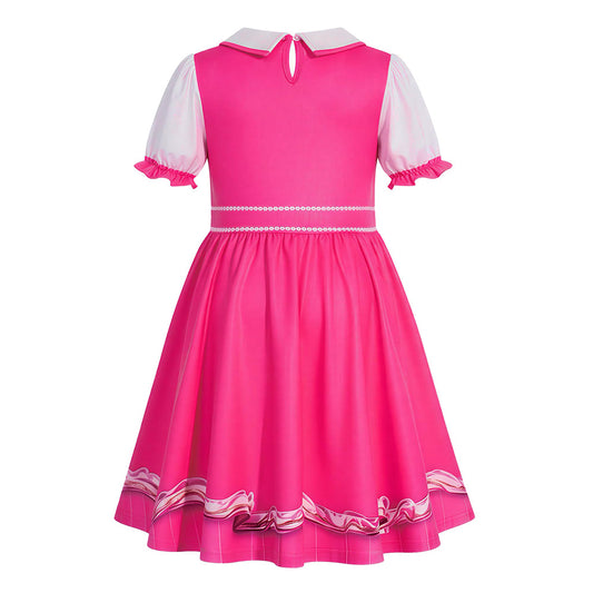 Cosplay Costume Pink Descendants: Wicked Wonderland(2026) Film Cosplay Robe Rose Femme Ver.2