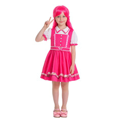 Cosplay Costume Pink Descendants: Wicked Wonderland(2026) Film Cosplay Robe Rose Femme Ver.2