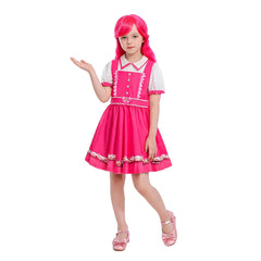 Cosplay Costume Pink Descendants: Wicked Wonderland(2026) Film Cosplay Robe Rose Femme Ver.2