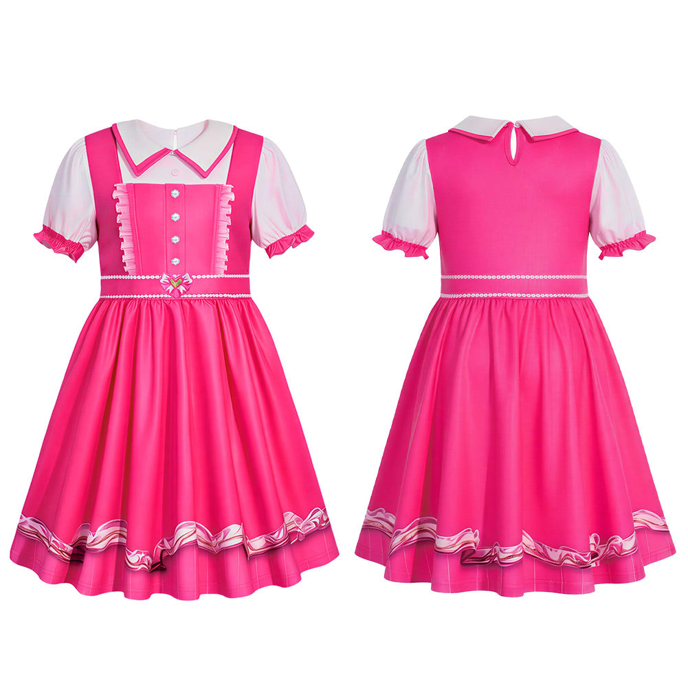 Cosplay Costume Pink Descendants: Wicked Wonderland(2026) Film Cosplay Robe Rose Femme Ver.2