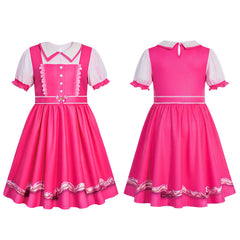 Cosplay Costume Pink Descendants: Wicked Wonderland(2026) Film Cosplay Robe Rose Femme Ver.2