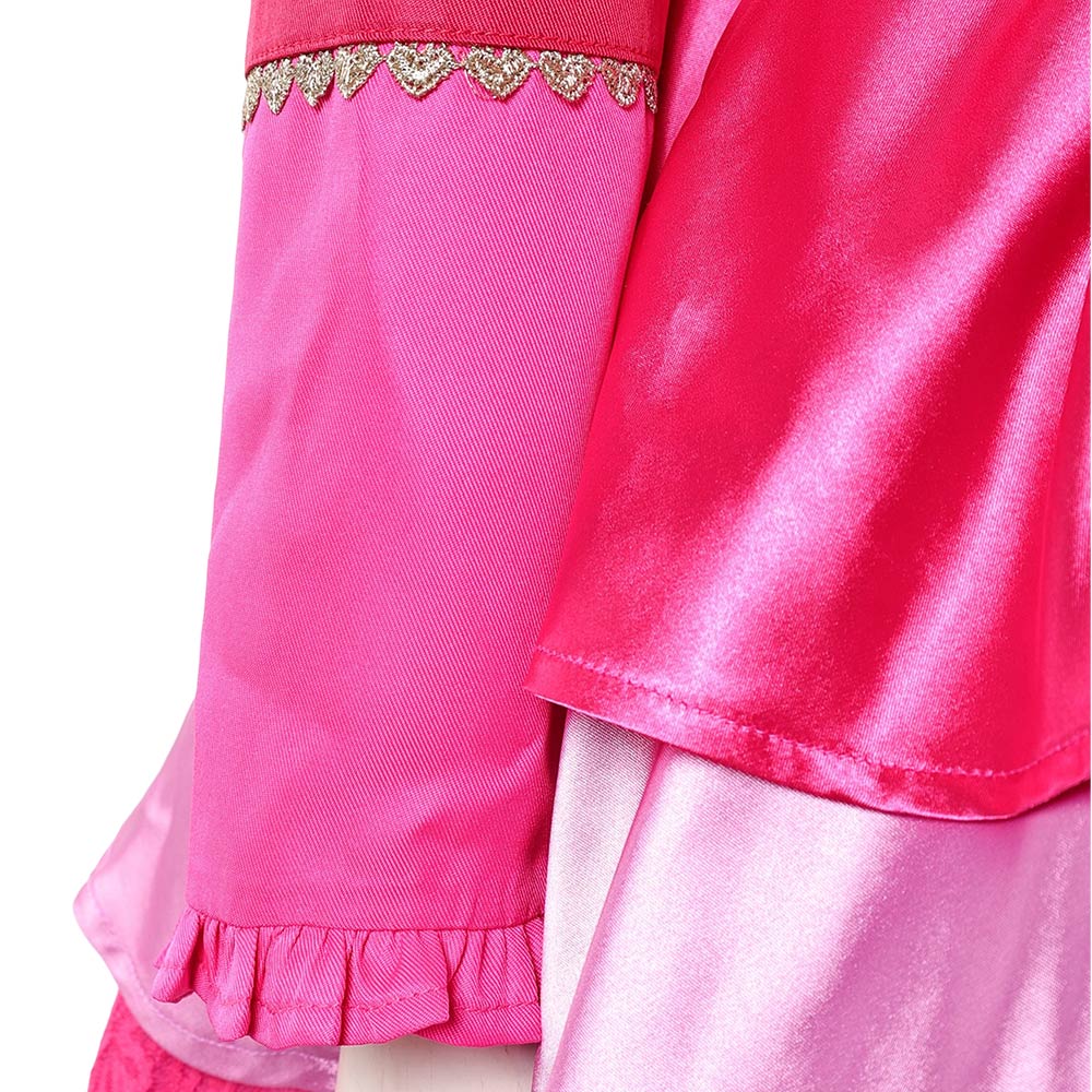 Cosplay Costume Pink Hearts Descendants: Wicked Wonderland(2026) Film Cosplay Tenue Rose Femme