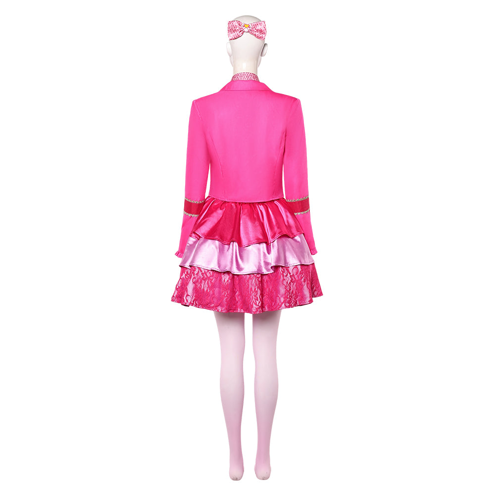 Cosplay Costume Pink Hearts Descendants: Wicked Wonderland(2026) Film Cosplay Tenue Rose Femme