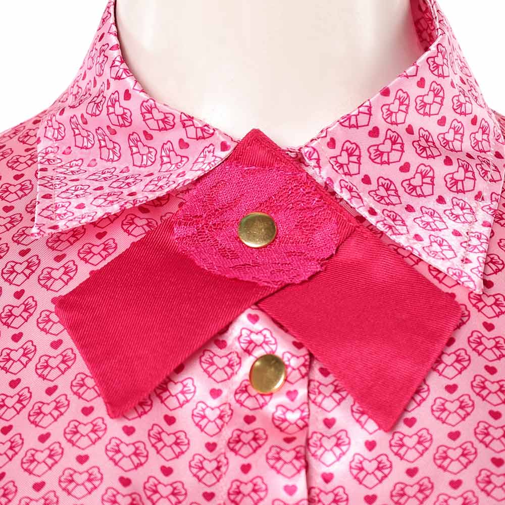 Cosplay Costume Pink Hearts Descendants: Wicked Wonderland(2026) Film Cosplay Tenue Rose Femme