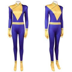 Cosplay Costume Polaris X-Men '97 Saison 2(2026) TV Cosplay Combinaison Bleue et Jaune Femme