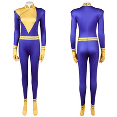 Cosplay Costume Polaris X-Men '97 Saison 2(2026) TV Cosplay Combinaison Bleue et Jaune Femme
