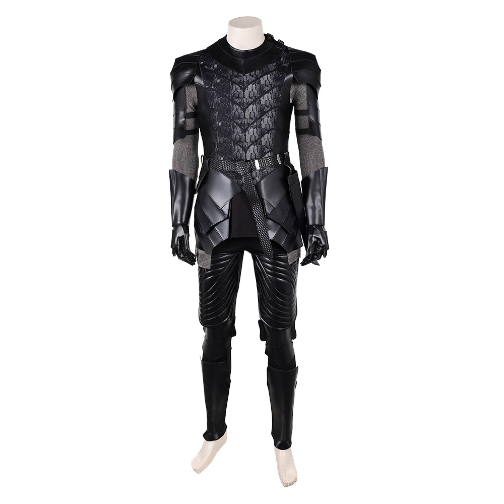 Cosplay Costume Prince Aemond Targaryen House of the Dragon 3(2026) TV Cosplay Tenue Noire Homme