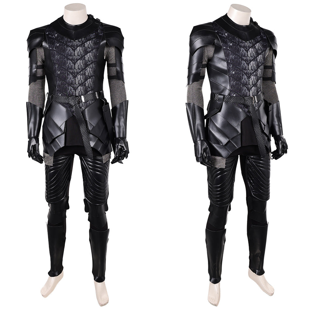 Cosplay Costume Prince Aemond Targaryen House of the Dragon 3(2026) TV Cosplay Tenue Noire Homme