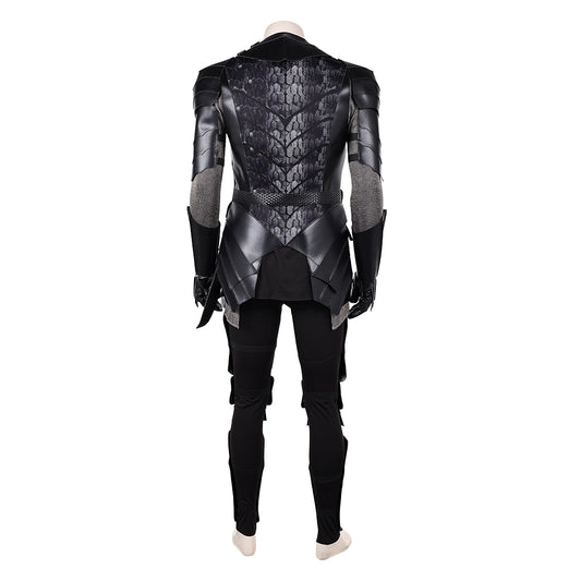 Cosplay Costume Prince Aemond Targaryen House of the Dragon 3(2026) TV Cosplay Tenue Noire Homme