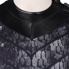 Cosplay Costume Prince Aemond Targaryen House of the Dragon 3(2026) TV Cosplay Tenue Noire Homme