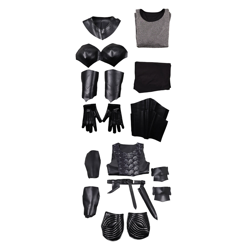 Cosplay Costume Prince Aemond Targaryen House of the Dragon 3(2026) TV Cosplay Tenue Noire Homme
