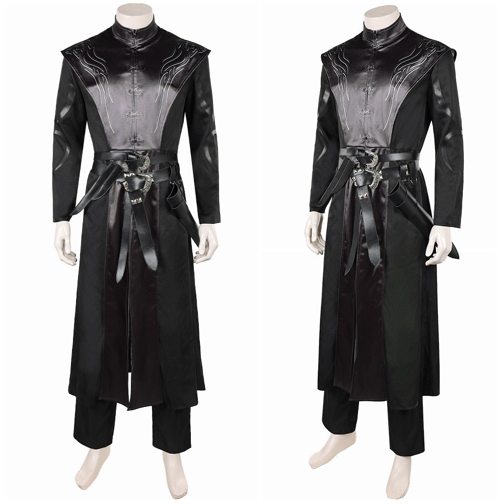Cosplay Costume Prince Daemon Targaryen House of the Dragon 3(2026) TV Cosplay Tenue Médiéval Noire Homme