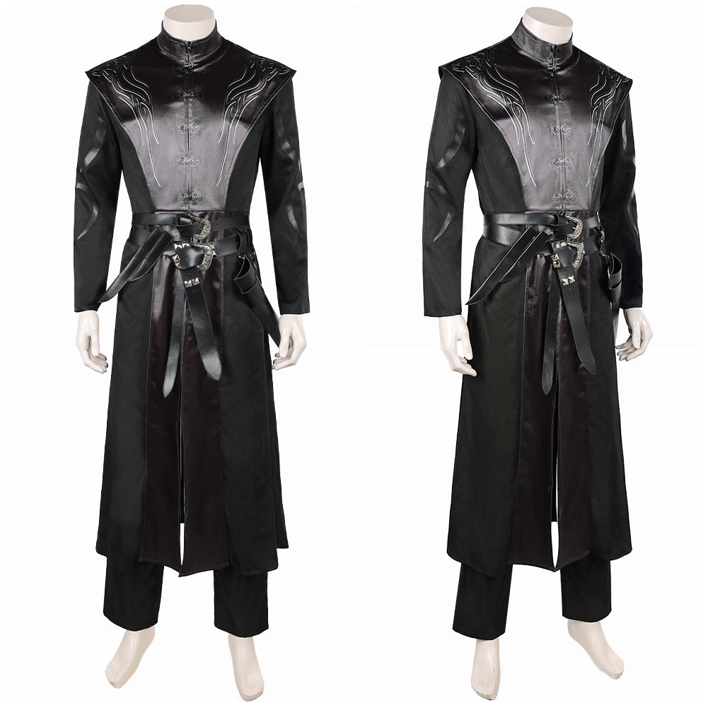 Cosplay Costume Prince Daemon Targaryen House of the Dragon 3(2026) TV Cosplay Tenue Médiéval Noire Homme