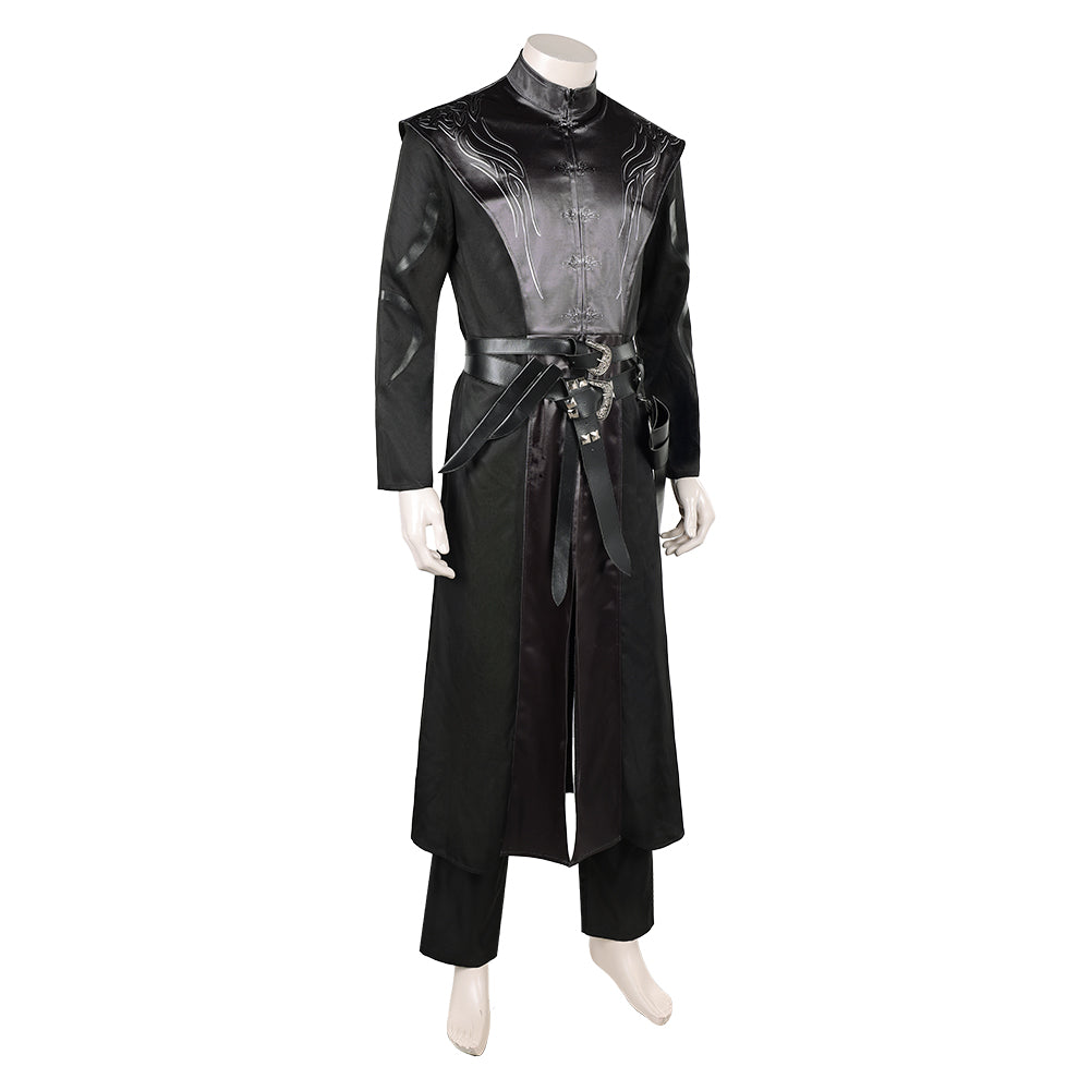 Cosplay Costume Prince Daemon Targaryen House of the Dragon 3(2026) TV Cosplay Tenue Médiéval Noire Homme