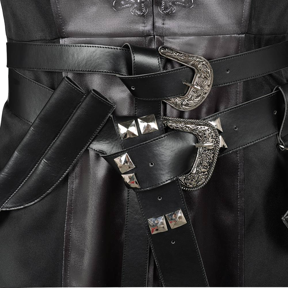 Cosplay Costume Prince Daemon Targaryen House of the Dragon 3(2026) TV Cosplay Tenue Médiéval Noire Homme