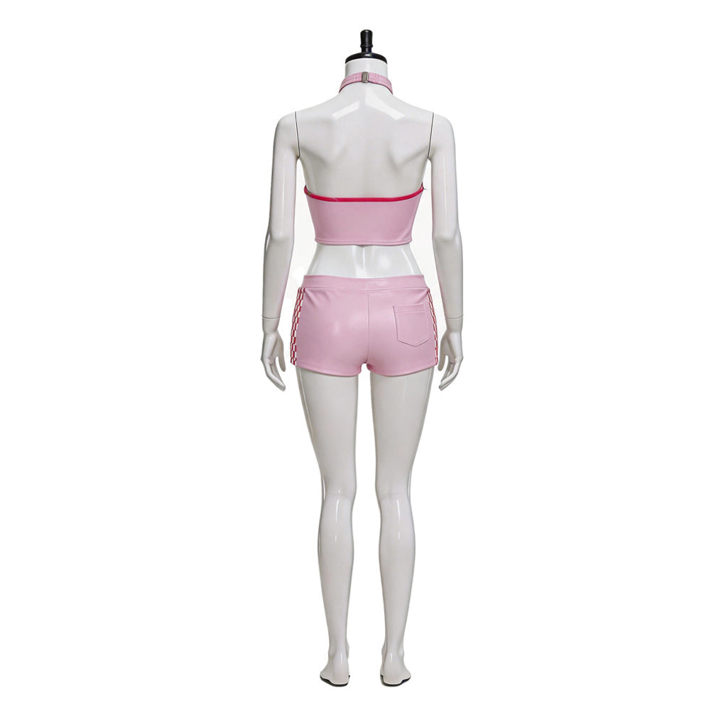 Cosplay Costume Princess Peach The Super Mario Bros. Movie Film Cosplay Tenue Rose Femme