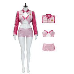 Cosplay Costume Princess Peach The Super Mario Bros. Movie Film Cosplay Tenue Rose Femme