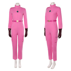Cosplay Costume Princess Peach The Super Mario Galaxy Movie(2026) Film Cosplay Combinaison Rose Femme