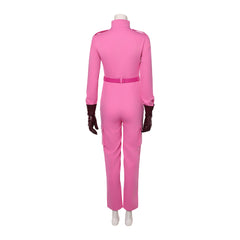 Cosplay Costume Princess Peach The Super Mario Galaxy Movie(2026) Film Cosplay Combinaison Rose Femme
