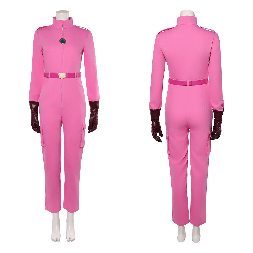 Cosplay Costume Princess Peach The Super Mario Galaxy Movie(2026) Film Cosplay Combinaison Rose Femme