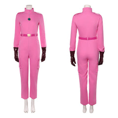 Cosplay Costume Princess Peach The Super Mario Galaxy Movie(2026) Film Cosplay Combinaison Rose Femme