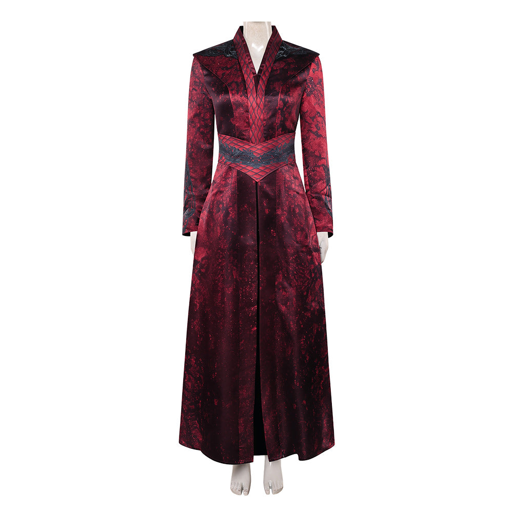 Cosplay Costume Princess Rhaenyra Targaryen House of the Dragon 3(2026) TV Cosplay Robe Rouge Femme