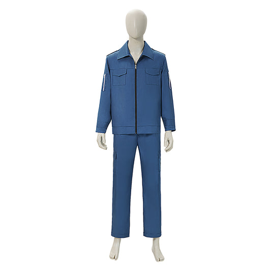 Cosplay Costume Professor X Avengers 5(2026) Film Cosplay Tenue Bleue Homme
