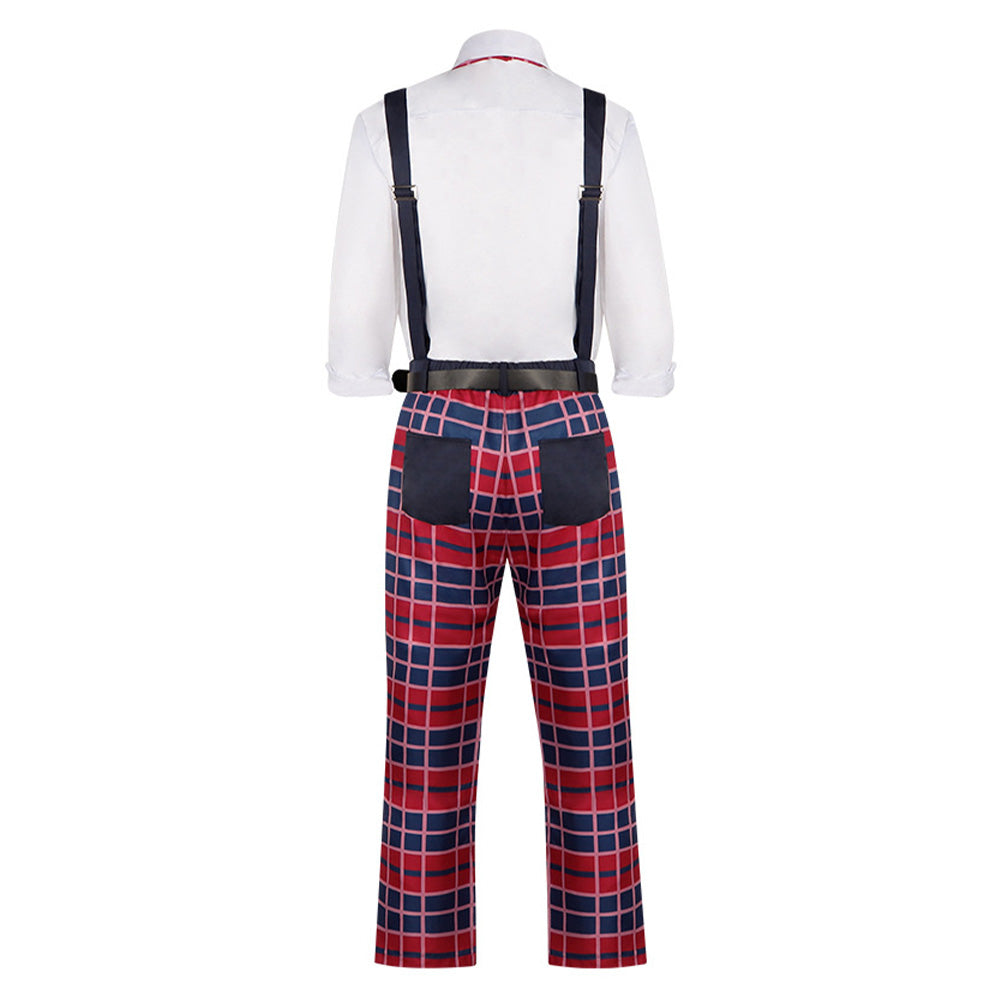 Cosplay Costume Prospector Dentity5 Jeu Cosplay Tenue Rouge Homme