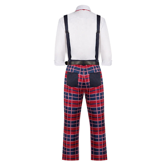 Cosplay Costume Prospector Dentity5 Jeu Cosplay Tenue Rouge Homme