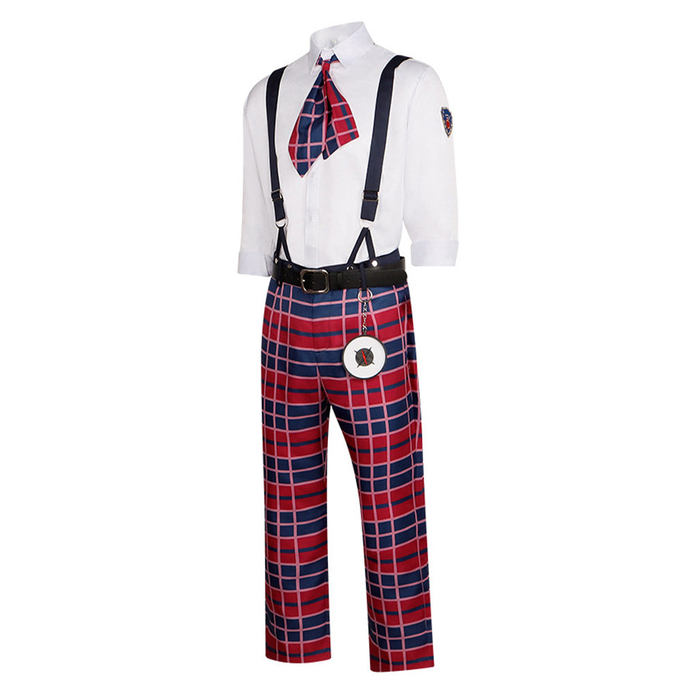 Cosplay Costume Prospector Dentity5 Jeu Cosplay Tenue Rouge Homme