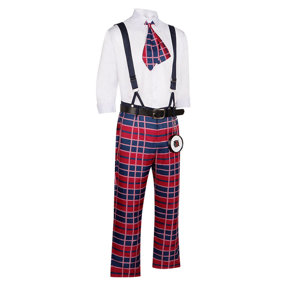 Cosplay Costume Prospector Dentity5 Jeu Cosplay Tenue Rouge Homme