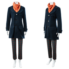 Cosplay Costume Prue McKeel Wildwood(2026) Film Cosplay Tenue Bleue avec Foulard Orange Femme