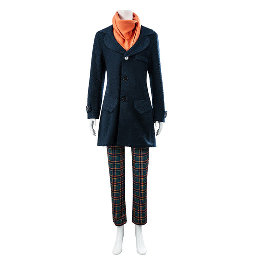 Cosplay Costume Prue McKeel Wildwood(2026) Film Cosplay Tenue Bleue avec Foulard Orange Femme