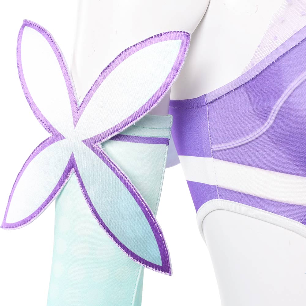 Cosplay Costume Psylocke Chouko Takahashi: The Prodigy Jeu Cosplay Tenue Violette et Blanche Femme