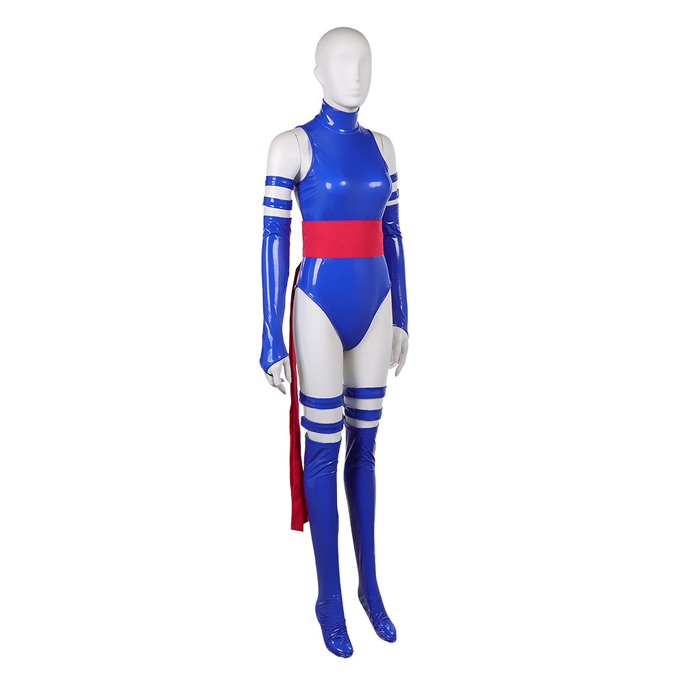 Cosplay Costume Psylocke X-Men '97 Saison 2(2026) TV Cosplay Tenue Bleue Femme