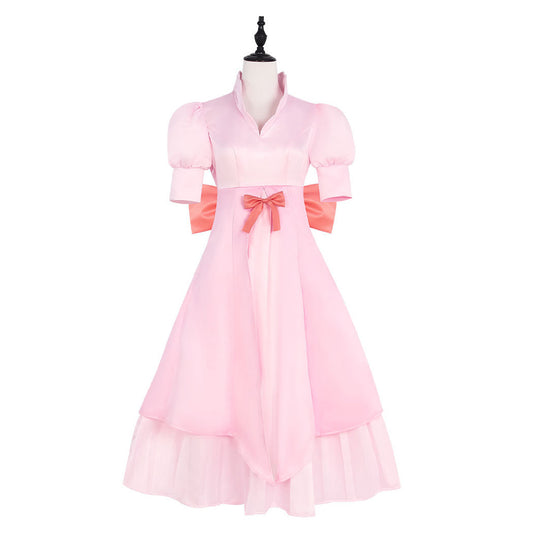 Cosplay Costume Pudding One Piece Live Action 2(2026) TV Cosplay Robe Rose Femme  