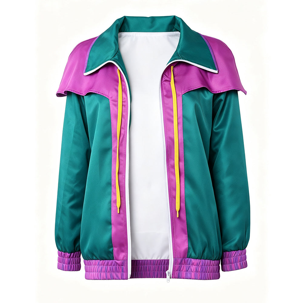 Cosplay Costume Raissa Forgotten Island(2026) Film Cosplay Veste Verte et Violette Femme